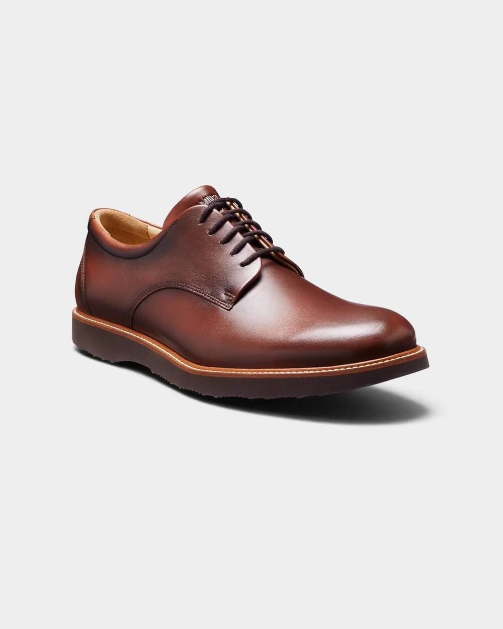 NEW SAMUEL HUBBARD men's founder plain toe shoes in cognac